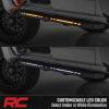 imageRough Country AC2 LED Running Boards for Chevy Silverado amp GMC Sierra 15002500HD3500HD Crew Cab 20192026  Heavy Duty Steel Side Steps with AmberWhite LED Lights