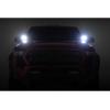 imageRough Country Ditch Light Kit for Toyota Tacoma 20242025  Hood Mount 80W Dual 2 Spectrum Series 9600 Lumens Wide Flood Beam