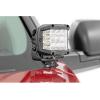 imageRough Country Dual 2 LED Ditch Light Kit for Toyota Tundra 20222025  2 2in Black Series LED Cubes Amber DRL