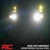 imageRough Country Flush Mount SAE LED Fog Lights 3 x 175  Street Legal Fog Light Kit IP67 Waterproof YellowWhite