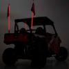 imageRough Country LED Whip Light Mounting Brackets for Polaris RZR XP 100093051  Black