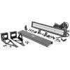 imageRough Country 20 Dual Row LED Light Bar Kit for Ford F250F350 Super Duty 20052007  20in Chrome Series LED Bar White DRL
