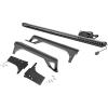 imageRough Country 50 LED Light Bar Kit with Upper Windshield Mounts for Jeep Wrangler TJ 19972006  Single Row 50in Black Series LED Bar