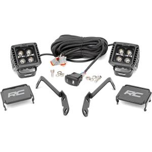 imageRough Country 2 LED Ditch Light Kit for 0713 Silverado 1500  Amber DRL 71061