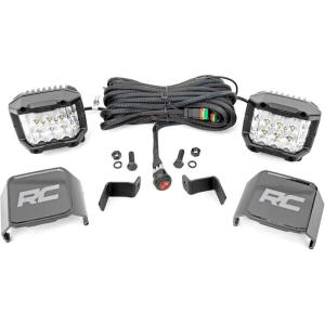 imageRough Country 3 Wide Angle LED Ditch Light Kit for 1523 Ford F15071033