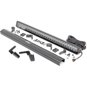 imageRough Country 30 LED Light Bar Kit for Toyota FJ Cruiser 20072014  Bumper Mount 165W Spectrum Series 14850 Lumens Combo Spot amp Flood Beam