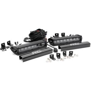 imageRough Country 8 Black Series LED Grille Kit for 1719 Super Duty Lariat  70697