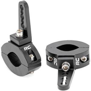 imageRough Country Adjustable LED Light Clamps for 115 Roll Bars  70170Black