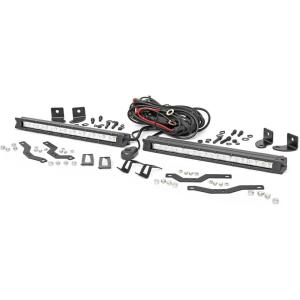 imageRough Country Dual Chrome Series 10 LED Light Grille Kit for Ford F150 XLT 20182020