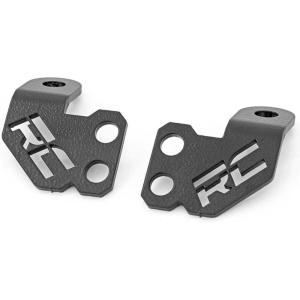 imageRough Country LED Whip Light Mounting Brackets for Polaris RZR XP 100093051  Black