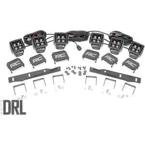 imageRough Country Triple LED DRL Fog Light Kit for 20172020 Ford Raptor  70700DRL