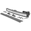 imageRough Country 30 Dual Row Curved LED Light Bar with White DRL  300W 27000 Lumen CREE LED Spot Flood Combo Beam for OffRoad Truck Jeep UTV