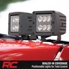 image:imageRough Country Quad 3 Wide Angle LED Light Kit for Toyota Tundra 20142021  Lower Windshield Mount 27000 Lumens Wide Side Beam OffRoad Lighting2 Spot Beam