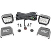 image:imageRough Country 3 LED Ditch Light Kit for Ford Bronco 20212025  150W Osram LEDs 13500 Lumens WideAngle SideBeam Powerful OffRoad Lighting