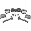 image:imageRough Country 3 LED Ditch Light Kit for Toyota Tacoma 20162023  Wide Angle Series Dual LED Cubes 150W Flood Beam 13500 LumensDual 3 Pods  Wide Angle