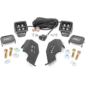 image:imageRough Country 2 Black Series wWhite DRL LED Kit for Honda Talon  92034