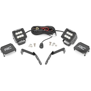 image:imageRough Country 2 Flood LED Ditch Light Kit for 0713 Silverado 150071059