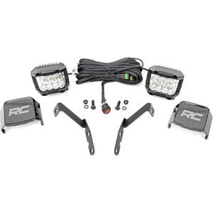 image:imageRough Country 3 OSRAM LED Ditch Light Kit for 0713 Silverado 150071062