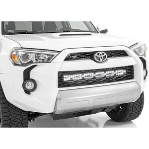 image:imageRough Country 30 Dual Row LED Light Bar Kit for Toyota 4Runner 20142020  Hidden Grille Mount 300W Spectrum Series 27000 Lumens Spot amp Flood Combo Beam