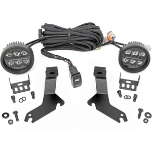 image:imageRough Country 35 LED Ditch Light Kit for 9906 Chevy 1500  Amber DRL  82286