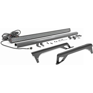 image:imageRough Country 50 LED Upper Windshield Mounts for 9706 Jeep Wrangler TJ  80503