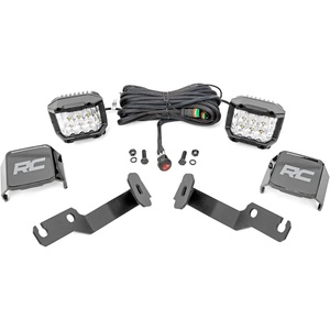 image:imageRough Country Low Profile LED Ditch Light Kit for 0515 Tacoma  OSRAM  71091