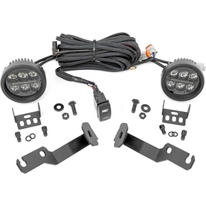 image:imageRough Country Low Profile LED Ditch Light Kit for 0515 Tacoma  Round  71092