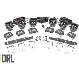 image:imageRough Country Triple LED DRL Fog Light Kit for 20172020 Ford Raptor  70700DRLA