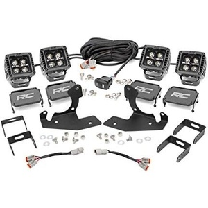 image:imageRough Country White DRL LED Fog Light Kit for 1114 Chevy 25003500HD  70628DRL