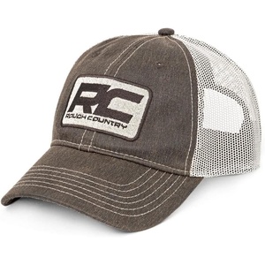 image:imageRough Country Hat  Mesh  Brown Patch  Brown  84122