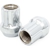 image:imageRough Country 24Piece Lug Nut Set  M14X15 Thread Chrome Bulge Acorn Style OpenEnd Lug Nuts with Socket Key CorrosionResistant for Aftermarket Wheels