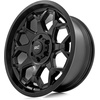 image:imageRough Country 80 Series 20x10 Wheel  5x50 Bolt Pattern 25mm Offset OnePiece Aluminum SemiGloss Black OffRoad Rim for Jeeps Trucks SUV