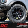 image:imageRough Country 81 Series OnePiece Aluminum Wheel  20x10 6x55 Bolt Pattern 19mm Offset SemiGloss Black for OffRoad Jeeps Truck SUV