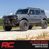 image:imageRough Country 85 Series 17x9 Wheel  8x65 Bolt Pattern 0mm Offset Gunmetal Gray with Black Simulated Beadlock OnePiece Aluminum OffRoad Wheel