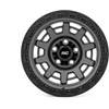 image:imageRough Country 85 Series 17x9 Wheel  8x65 Bolt Pattern 0mm Offset Gunmetal Gray with Black Simulated Beadlock OnePiece Aluminum OffRoad Wheel