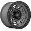 image:imageRough Country 85 Series OnePiece Aluminum Wheel with Simulated Beadlock  17x9 6x135mm Bolt Pattern 12mm Offset Gunmetal GrayBlack