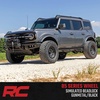 image:imageRough Country 85 Series OnePiece Aluminum Wheel with Simulated Beadlock  17x9 6x55 Bolt Pattern 12mm Offset Gunmetal GrayBlack