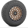 image:imageRough Country 87 Series 17x85 Bronze Aluminum Wheel with Black Ring amp Simulated Beadlock  5x45 Bolt Pattern 0mm Offset Durable OnePiece Rim for Trucks amp Jeeps6x55 25mm Offset