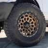 image:imageRough Country 87 Series 17x85 Bronze Aluminum Wheel with Black Ring amp Simulated Beadlock  5x45 Bolt Pattern 0mm Offset Durable OnePiece Rim for Trucks amp Jeeps6x55 25mm Offset