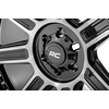 image:imageRough Country 89 Series One Piece Aluminum Wheel  22x10 8x65 Bolt Pattern 19mm Offset Black Machined Gun Metal