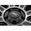 image:imageRough Country 89 Series OnePiece Aluminum Wheel  17x9 5x45 Bolt Pattern 12mm Offset Black Machined Gun Metal