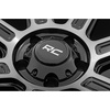 image:imageRough Country 89 Series OnePiece Aluminum Wheel  17x9 5x5 Bolt Pattern 12mm Offset Black Machined Gun Metal