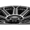 image:imageRough Country 89 Series OnePiece Aluminum Wheel  17x9 6x135mm Bolt Pattern 12mm Offset Black Machined Gun Metal