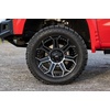 image:imageRough Country 89 Series OnePiece Aluminum Wheel  20x10 5x5 Bolt Pattern 19mm Offset Machined Gun Metal Black