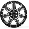 image:imageRough Country 89 Series Wheel  OnePiece  Black Machined Gunmetal  20x9  6x55  18mm Offset