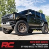 image:imageRough Country 90 Series 18x9 OffRoad Wheels for Trucks Bronze Finish with Black Accent Bolts One Piece Aluminum MultiSpoke Design Truck Rims 18 x 9 in 5 x 50 in 12 mm Offset18x9 inch
