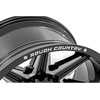 image:imageRough Country 91 Series OnePiece Aluminum Wheel  22X10 5X55 Bolt Pattern 18mm Offset Gloss Black