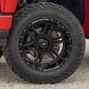 image:imageRough Country 92 Series Wheel  18x9 5x55 Bolt Pattern 0mm Offset SinglePiece Aluminum Gloss Black with Milled Accents