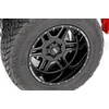 image:imageRough Country 92 Series Wheel  18x9 6x135mm Bolt Pattern 0mm Offset SinglePiece Aluminum Gloss Black with Milled Accents