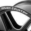 image:imageRough Country 92 Series Wheel  18x9 6x55 Bolt Pattern 0mm Offset SinglePiece Aluminum Gloss Black with Milled Accents